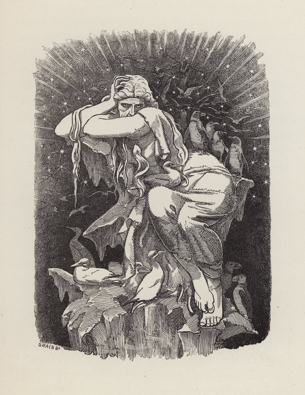 Illusztráció: Charles Kingsley: The Water-Babies (metszet) alkotó: Edward Linley (after) Sambourne