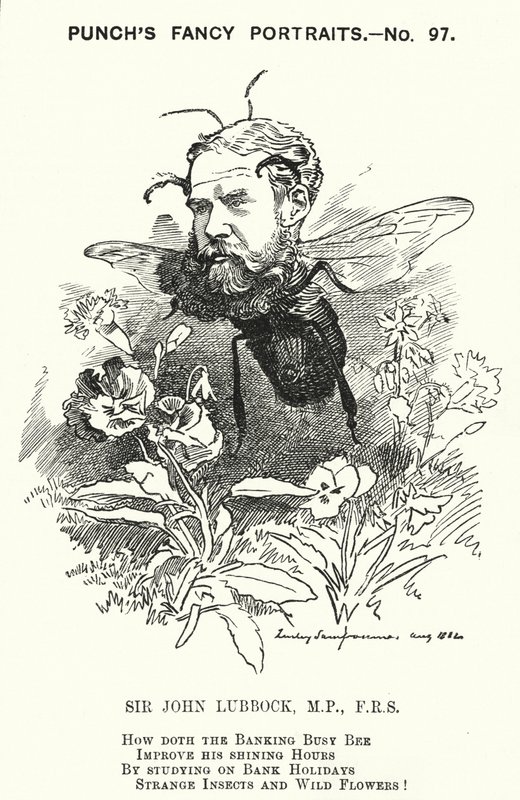 Punch rajzfilm: John Lubbock alkotó: Edward Linley (after) Sambourne