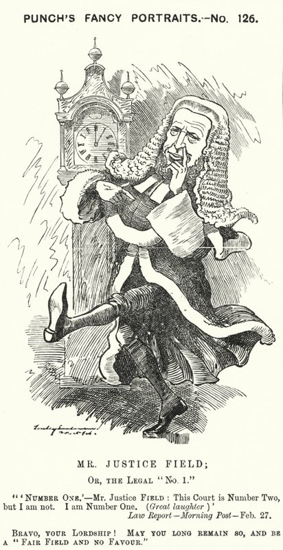Punch rajzfilm: William Field alkotó: Edward Linley (after) Sambourne