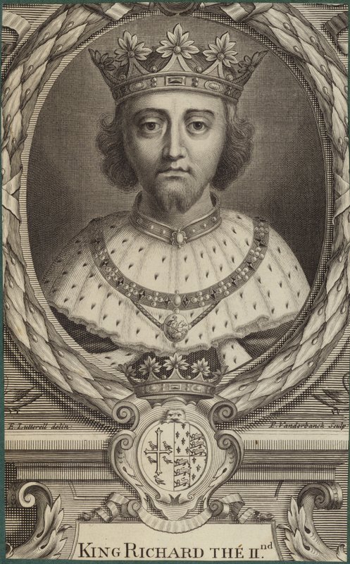 Richard angol király portréja alkotó: Edward Lutterell