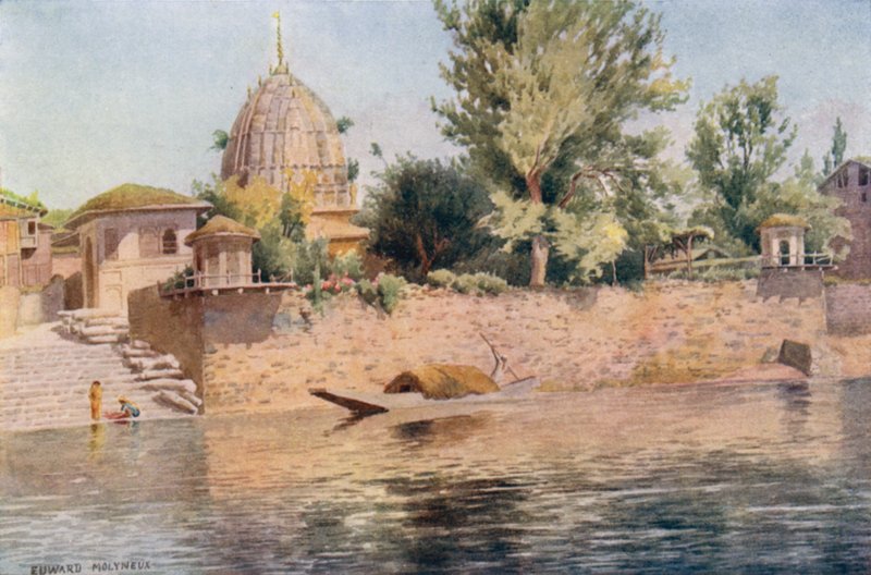 Hindu templom, Srinagar alkotó: Edward Mary Joseph Molyneux