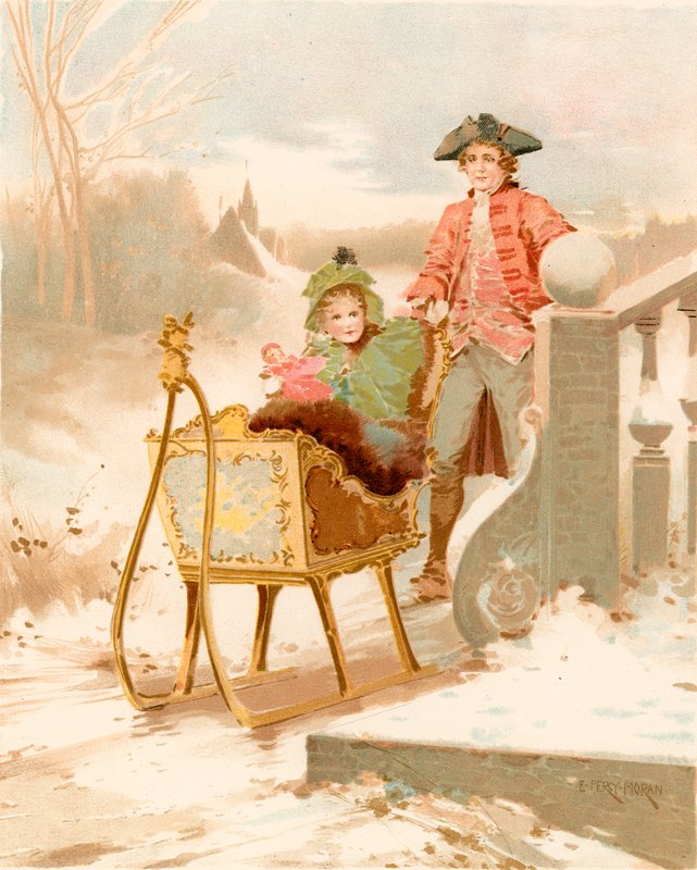 Mindezt egy téli napon alkotó: Edward Percy Moran