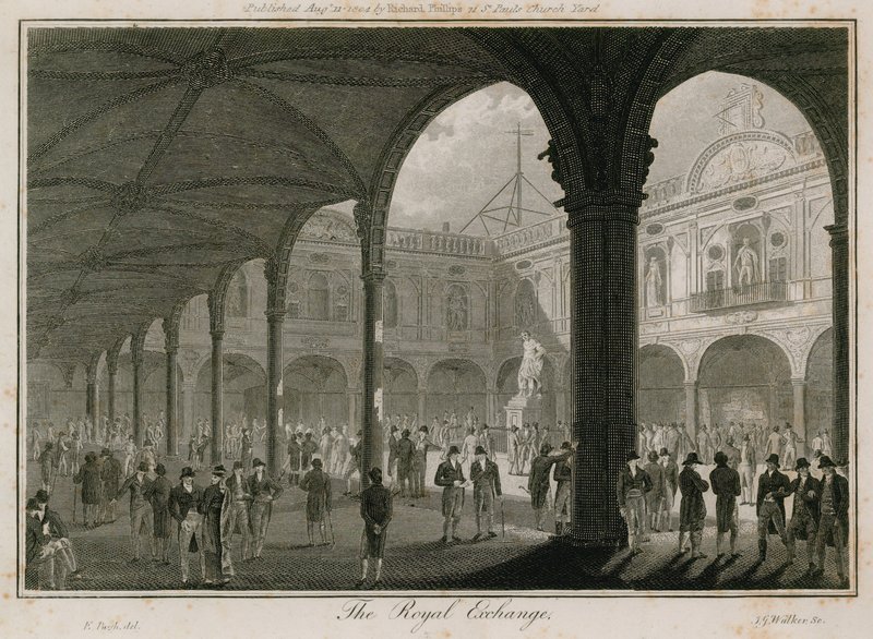 Royal Exchange, London alkotó: Edward Pugh