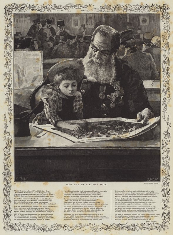Hogyan nyerték meg a csatát (metszet) alkotó: Edward R. King