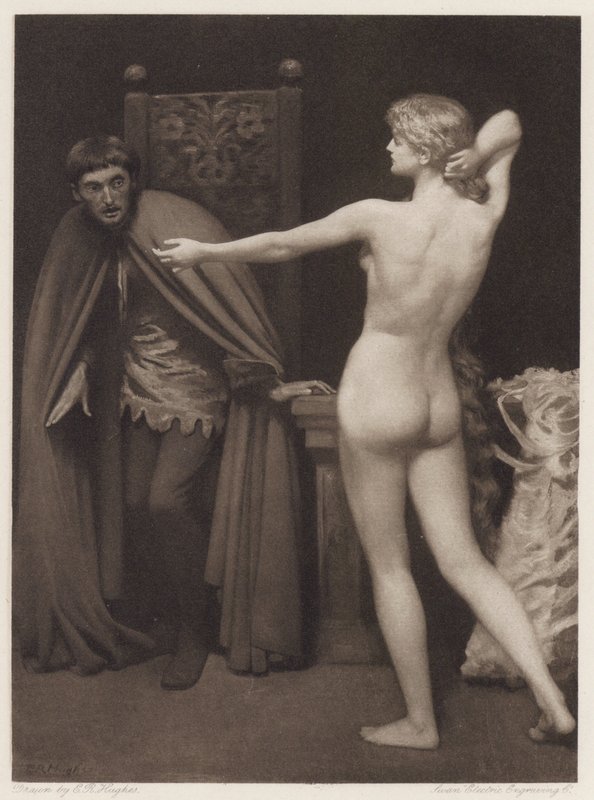 Il Pecorone: XVIII. nap, II. regény, Matilda grófnő (litho) alkotó: Edward Robert Hughes
