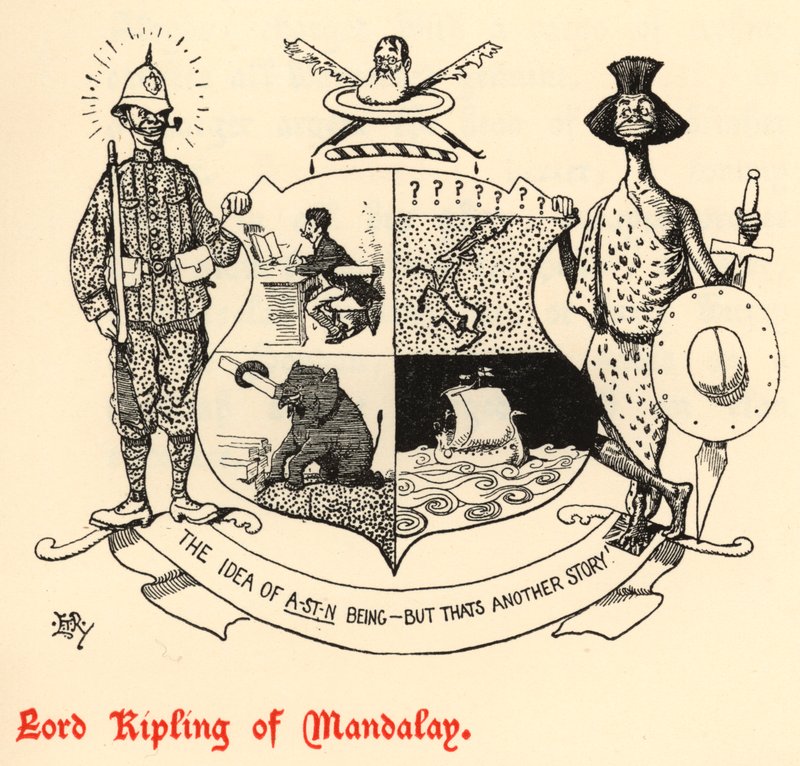 Lord Kipling of Mandalay (metszet) alkotó: Edward Tennyson Reed