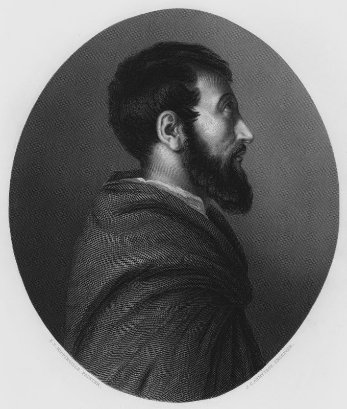 A szerzetes, a Vernon Gallery képéről (metszet) alkotó: Edward Villiers Rippingille
