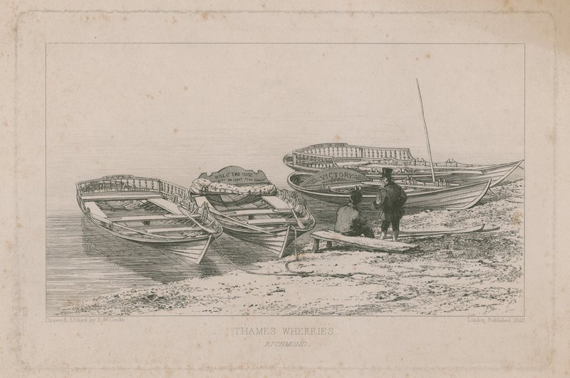 Thames Wherries alkotó: Edward William Cooke