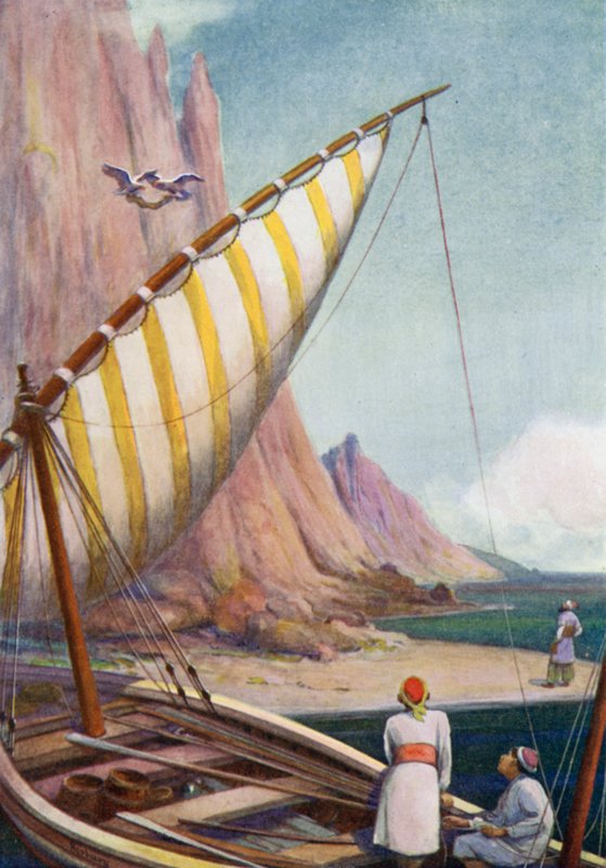 Jöttek az ég madarai, megragadták, és felvitték a hegy tetejére alkotó: Edwin Arthur Norbury