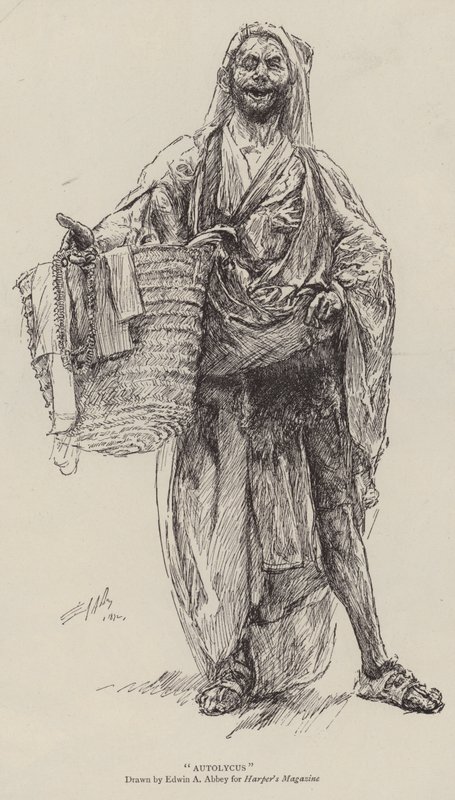 Autolycus alkotó: Edwin Austin Abbey