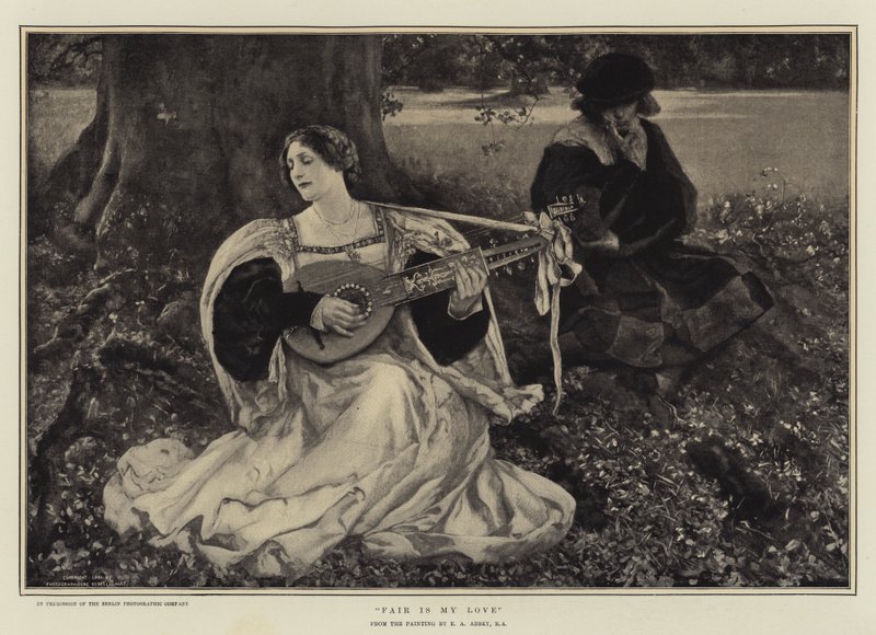 A tisztességes a szerelmem alkotó: Edwin Austin Abbey