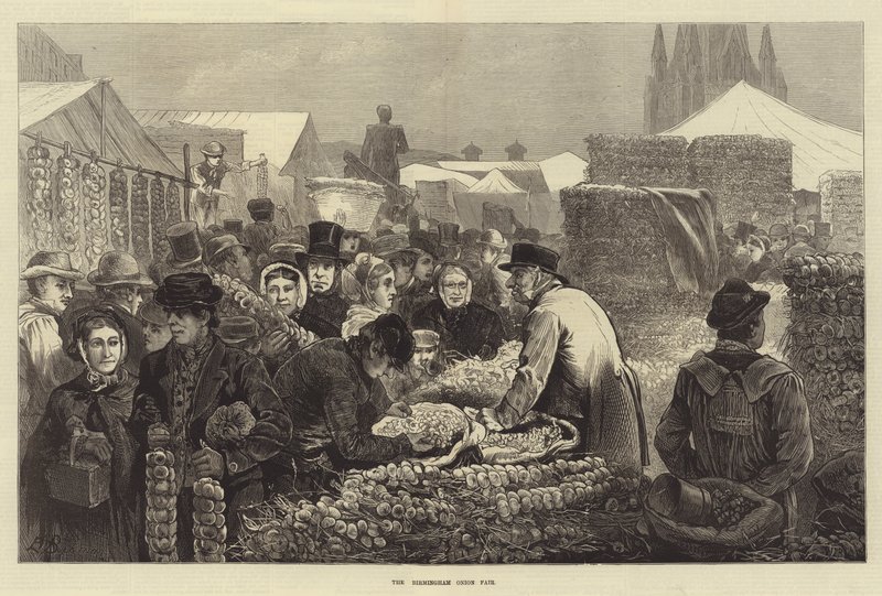 A birminghami hagymavásár alkotó: Edwin Buckman