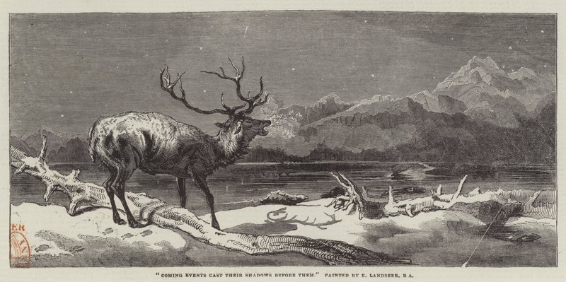A közelgő események árnyékot vetnek maguk elé alkotó: Edwin Landseer