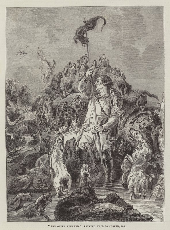 A vidra lándzsás alkotó: Edwin Landseer
