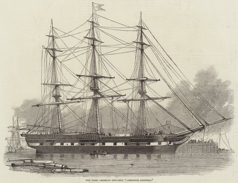 New York-i amerikai vonalhajó, Cornelius Grinnell alkotó: Edwin Weedon