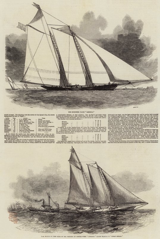 Royal Yacht Squadron Regatta alkotó: Edwin Weedon