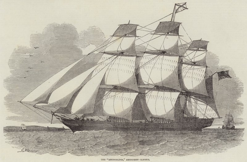 The Abergeldie, Aberdeen Clipper alkotó: Edwin Weedon
