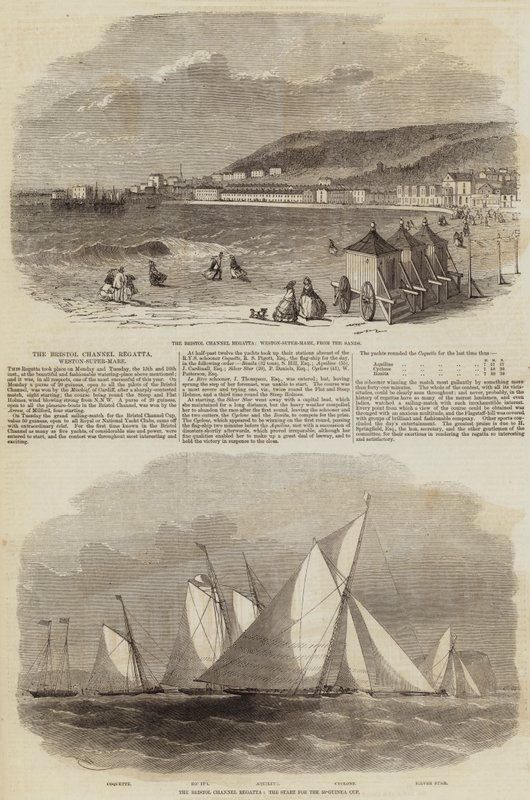A Bristol Channel Regatta alkotó: Edwin Weedon