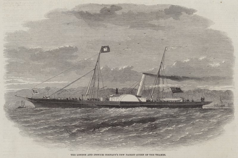A londoni és az Ipswich Company új csomagja a Temze királynője alkotó: Edwin Weedon