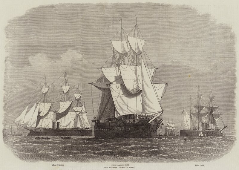 A porosz vasköpenyes flotta alkotó: Edwin Weedon