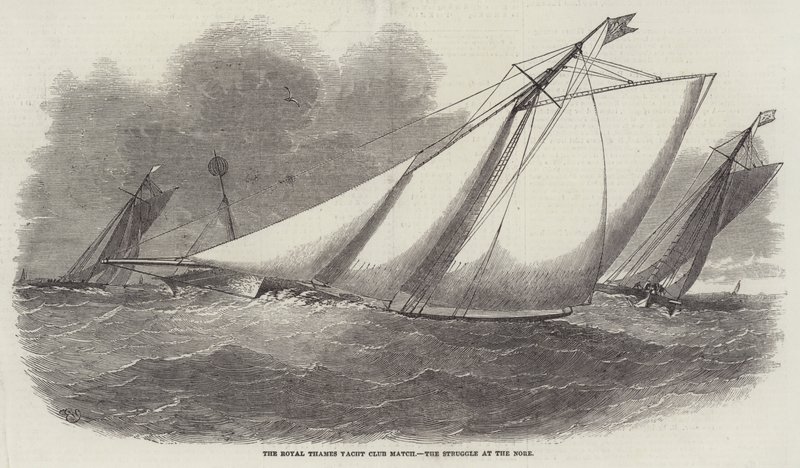 A Royal Thames Yacht Club mérkőzés, a harc a Nore-nál alkotó: Edwin Weedon