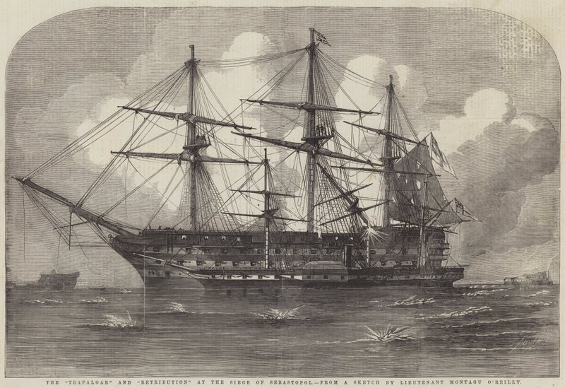 A Trafalgar és a megtorlás Sebastopol ostrománál alkotó: Edwin Weedon