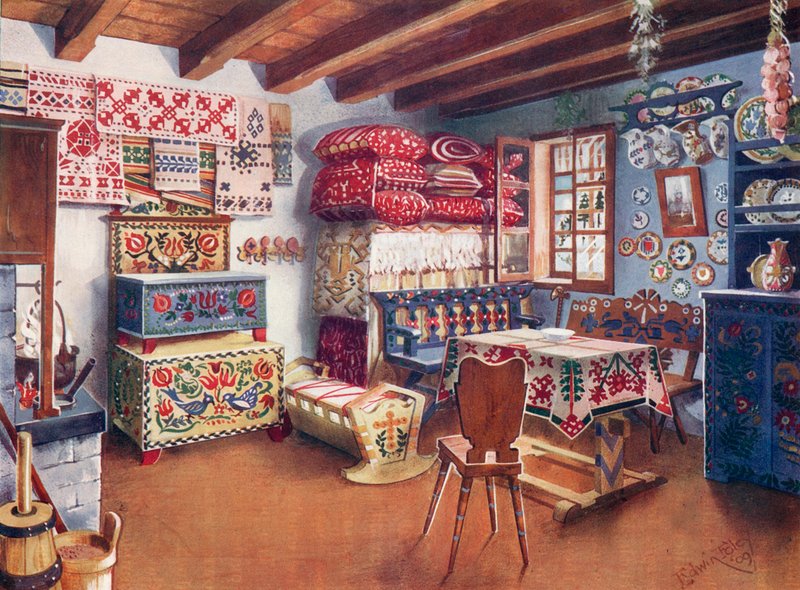 Osztrák-Magyar Parasztbútorok alkotó: Edwin John Foley