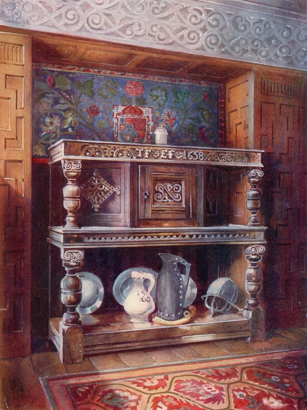 Udvari szekrény büfé alkotó: Edwin John Foley
