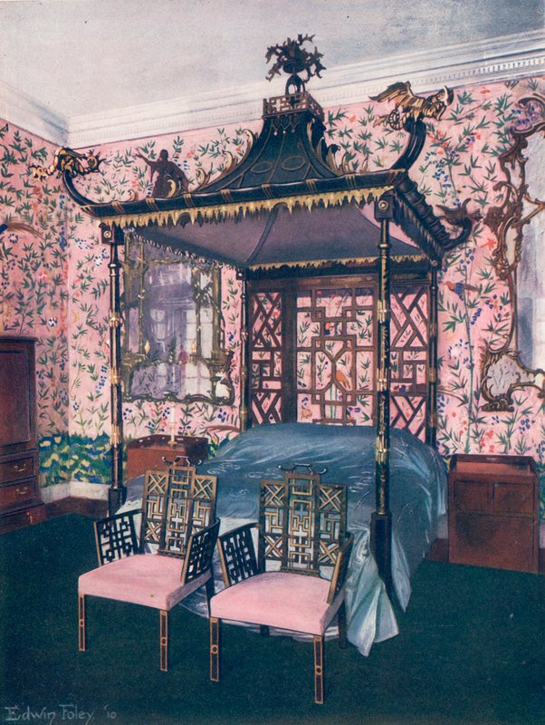 A Chippendale kínai szoba a Badminton House-ban alkotó: Edwin John Foley
