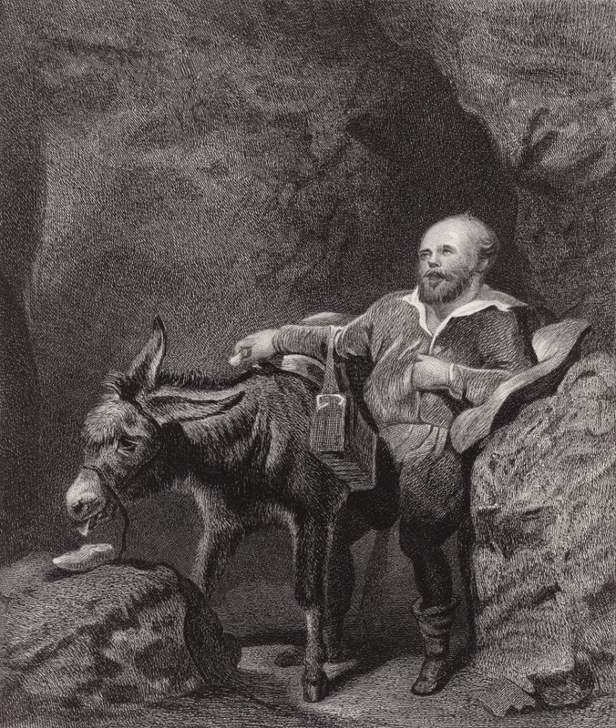 Sancho Panza alkotó: Edwin Landseer