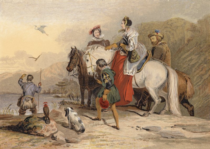 A Hawking Party alkotó: Edwin Landseer