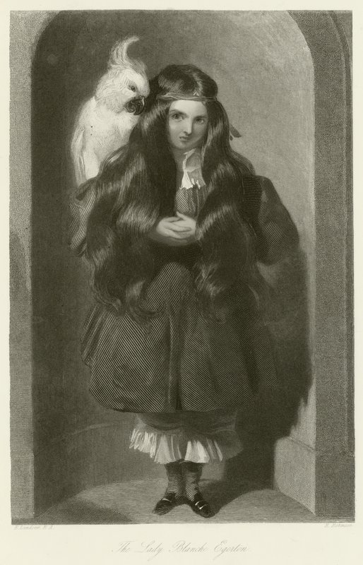 Lady Blanche Egerton alkotó: Edwin Landseer
