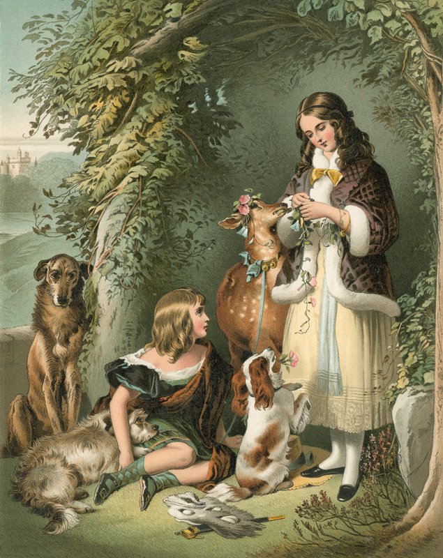 Stafford márquess és Lady Evelyn Gower (The Sutherland Children) alkotó: Edwin Landseer