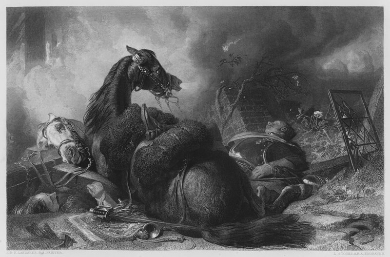 Háború, a Vernon Galéria képéről alkotó: Edwin Landseer