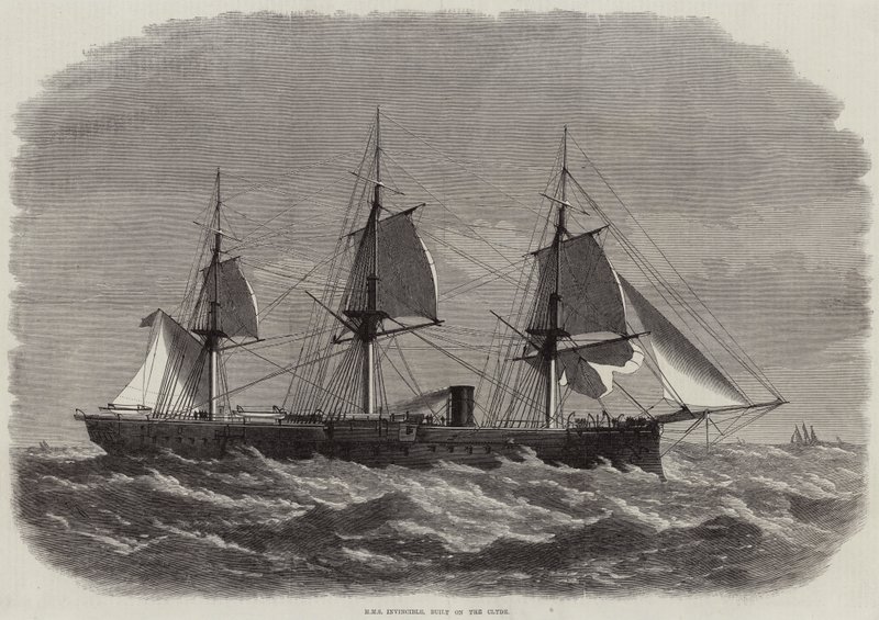 A Clyde-ra épített HMS Invincible alkotó: Edwin Weedon