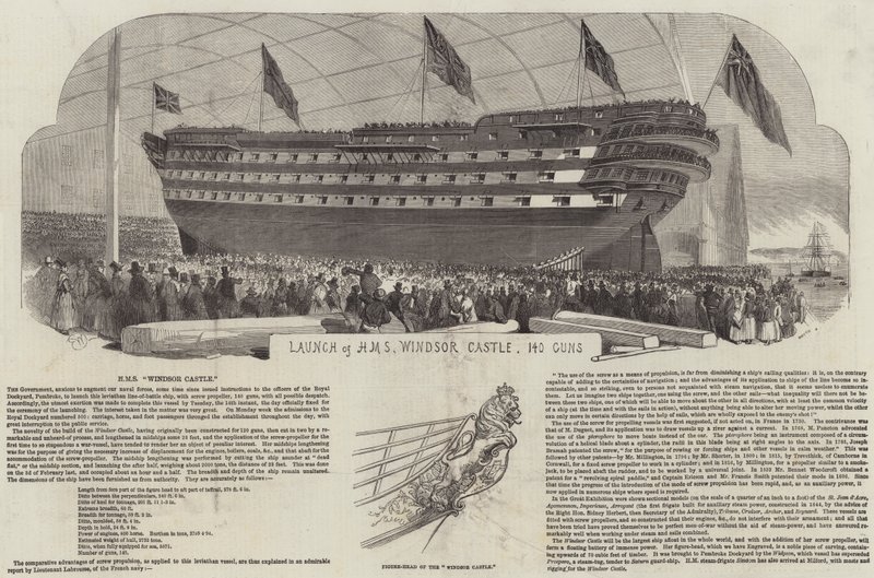 HMS Windsor kastély alkotó: Edwin Weedon