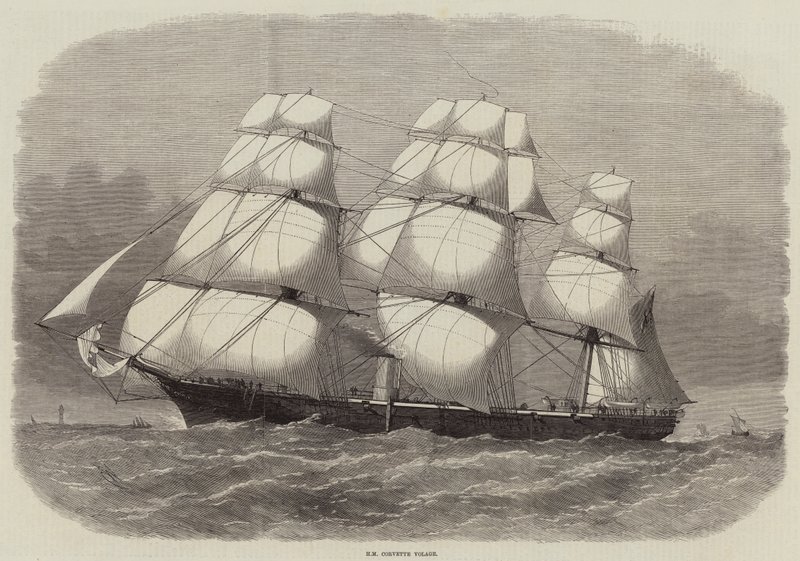 HM Corvette Volage alkotó: Edwin Weedon