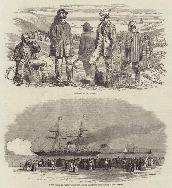 Navvies a Krím-félszigeten alkotó: Edwin Weedon