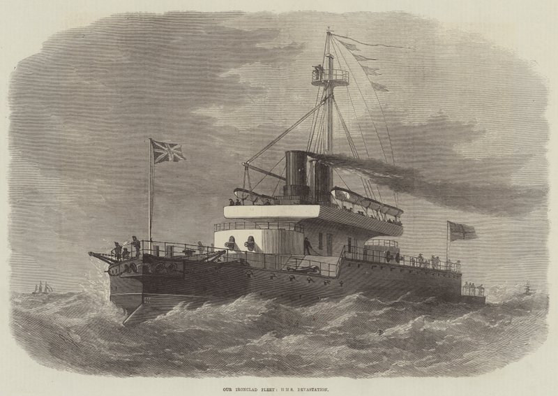 A mi vashajó flottánk, HMS Devastation alkotó: Edwin Weedon