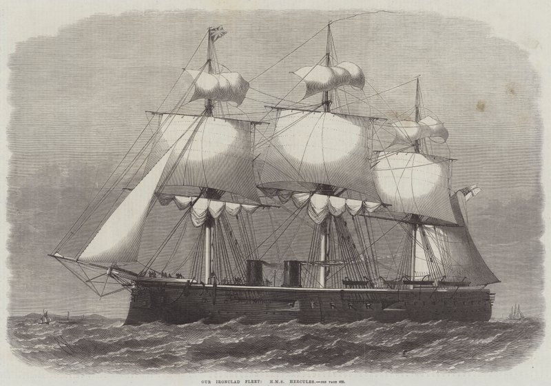 Vaskalapos flottánk, HMS Hercules alkotó: Edwin Weedon