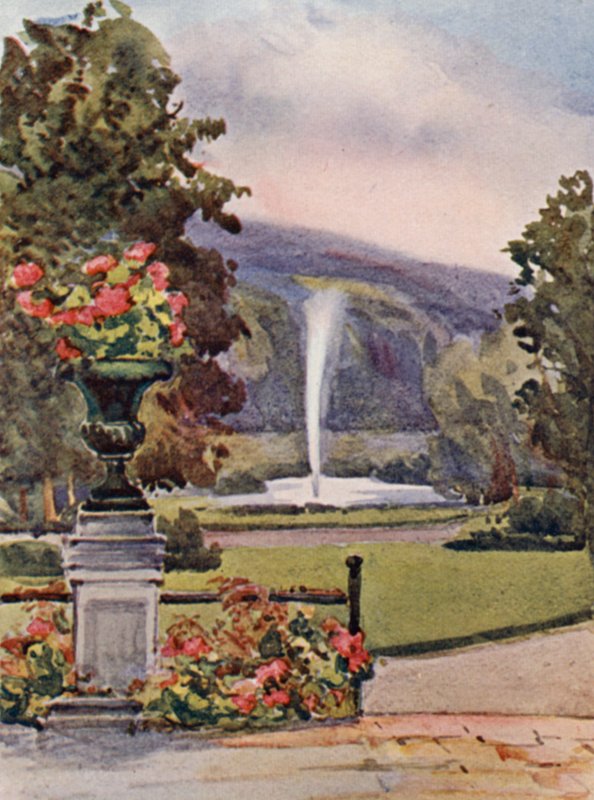 A Rajna: Homburg, Erzsébet-korabeli tavasz (színes litográfia) alkotó: Effie Jardine