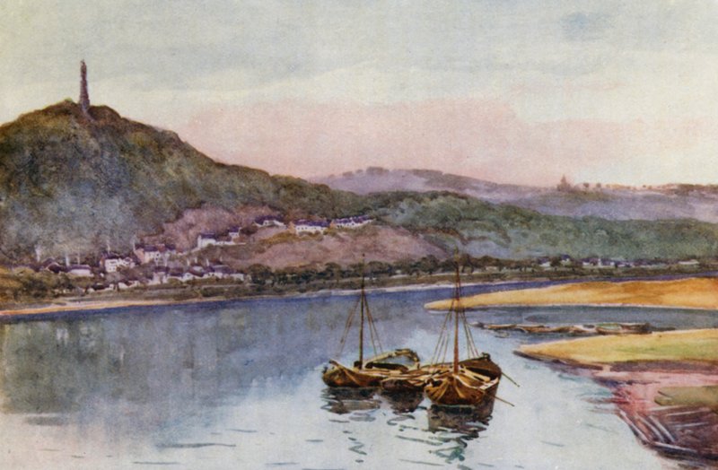 A Rajna: Trier, Treves (színes litográfia) alkotó: Effie Jardine