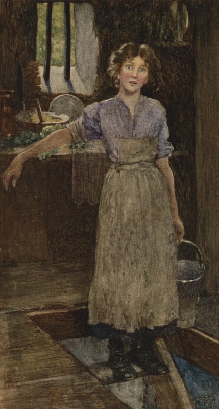 De Istennek van néhány közülünk, akiket a fülbe súg (színes litho) alkotó: Eleanor Fortescue Brickdale