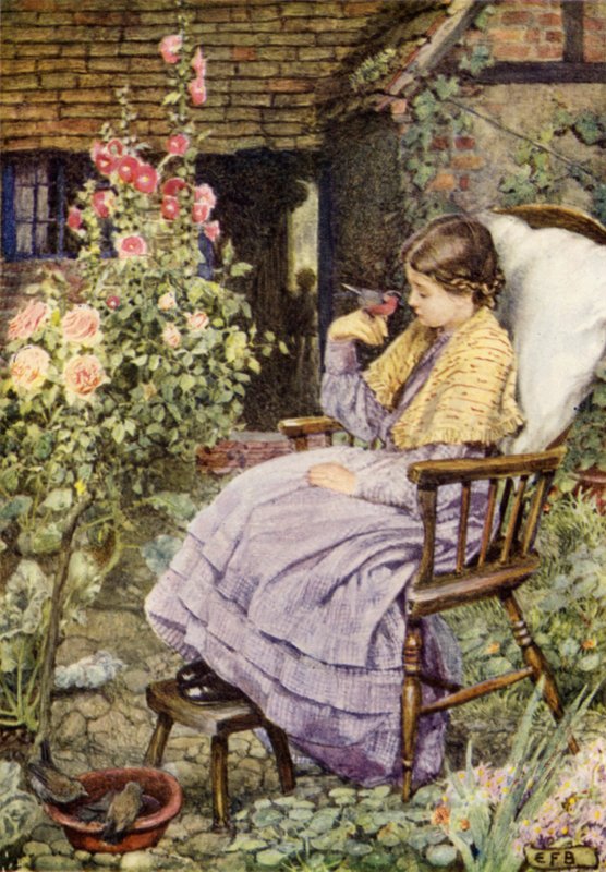 – De mi más a Madarak Hangja, mint a Szavak, a Mi Szavaink? (színes litó) alkotó: Eleanor Fortescue Brickdale