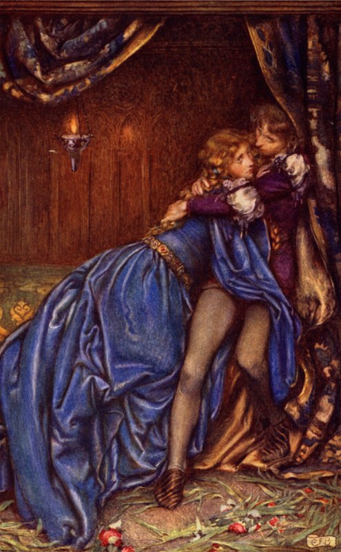 Guinevere (színes litó) alkotó: Eleanor Fortescue Brickdale