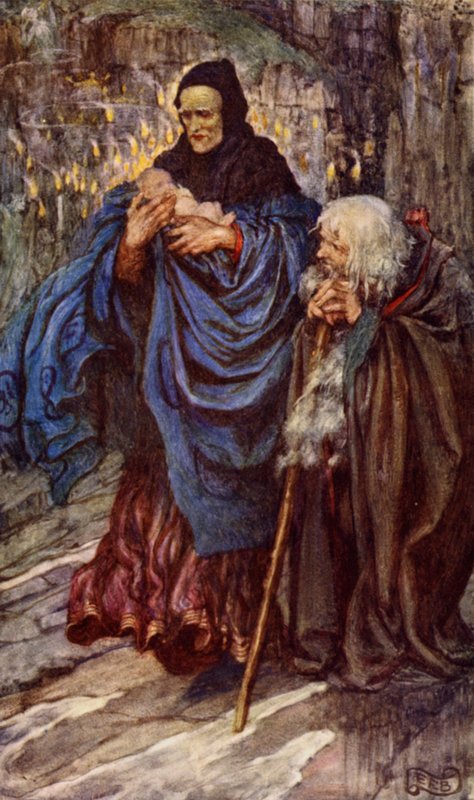 Guinevere (színes litó) alkotó: Eleanor Fortescue Brickdale