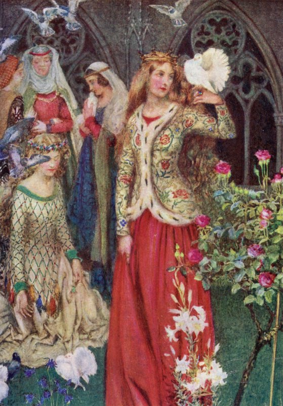 Guinevere (színes litó) alkotó: Eleanor Fortescue Brickdale