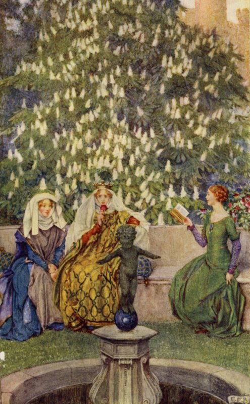 Guinevere (színes litó) alkotó: Eleanor Fortescue Brickdale