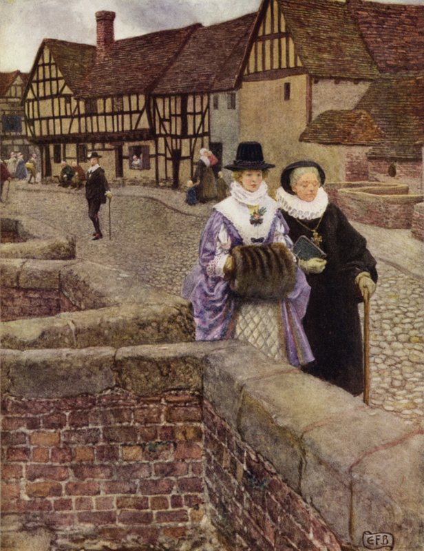 Csak láttam elhaladni, és mégis szeretem halálomig! (színes litó) alkotó: Eleanor Fortescue Brickdale