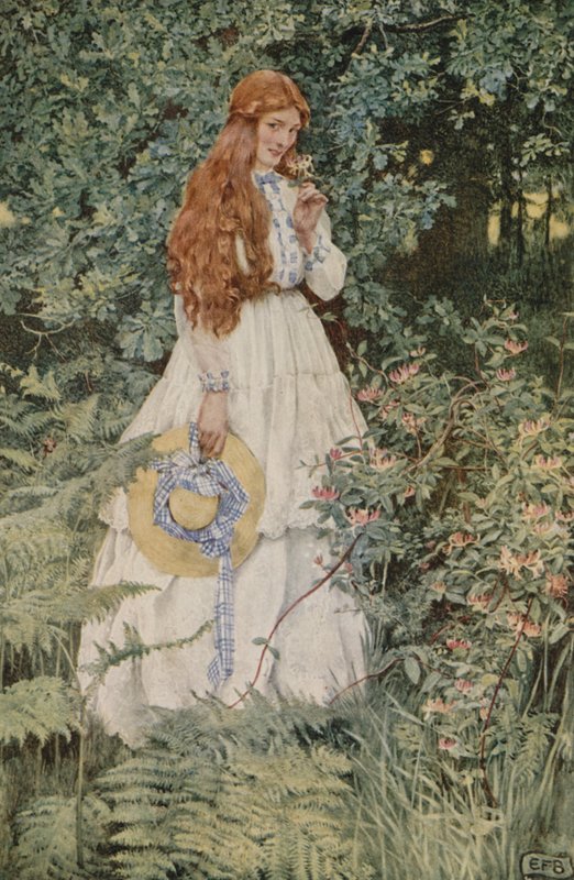 Hát nem tiszta arany, úrnőm? (színes litó) alkotó: Eleanor Fortescue Brickdale